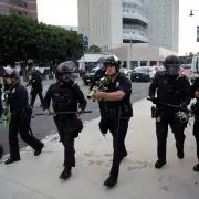 Immigration Agents Conduct More Raids in LA, Clashing Again With Protesters